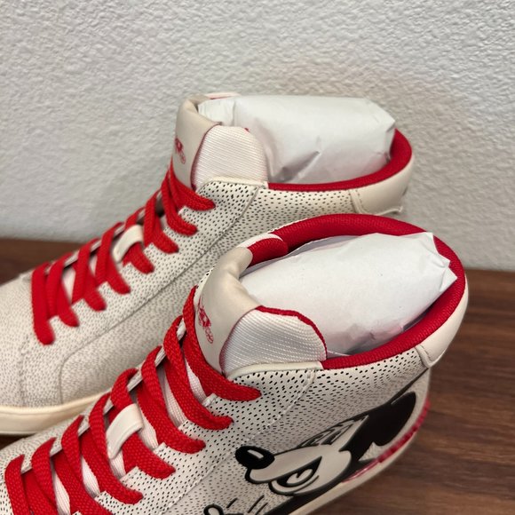 coach Disney Mickey Mouse X Keith Haring Clip High Top Sneaker c7054 - Picture 5 of 7